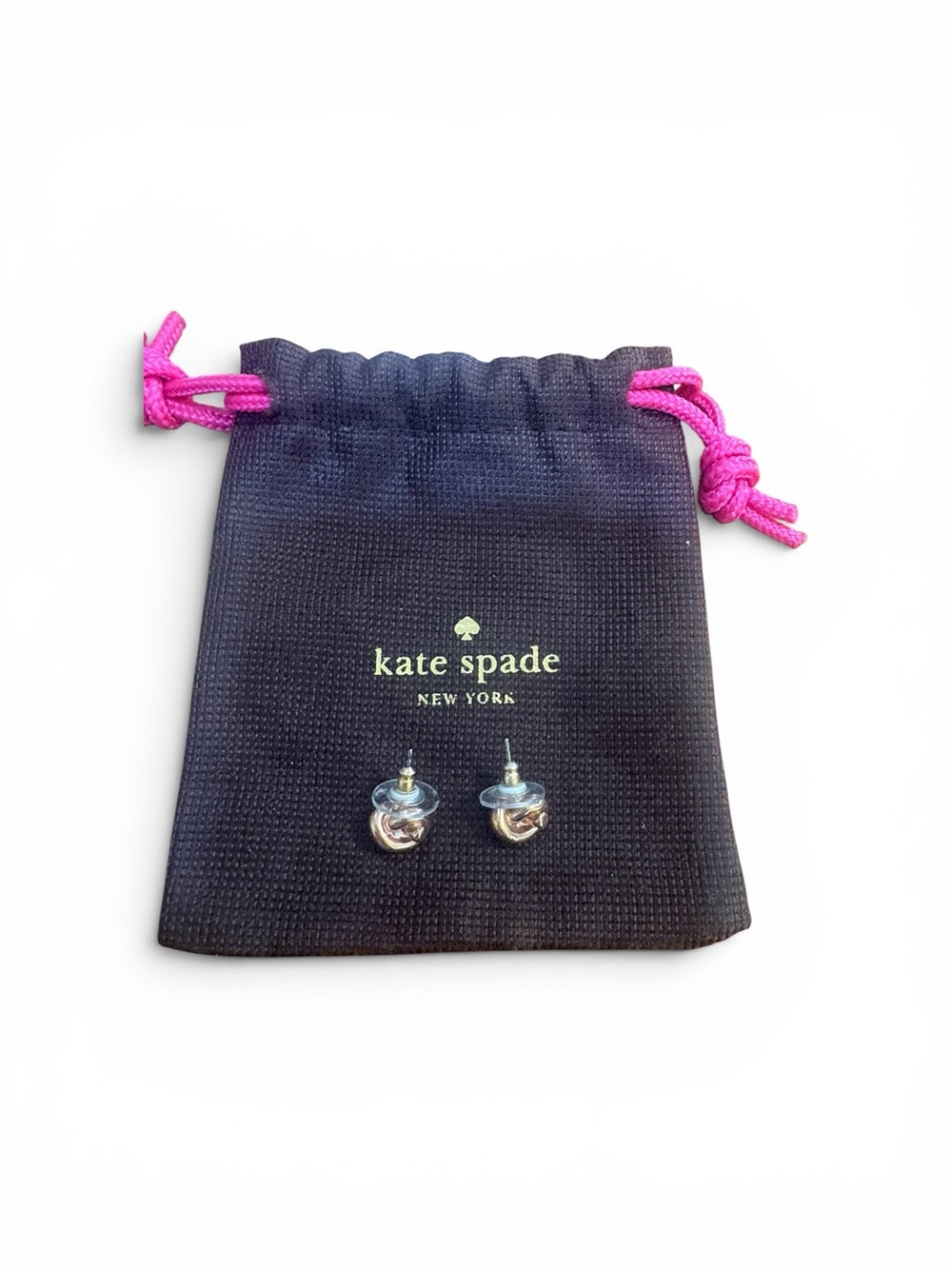 kate spade Rose Gold Knot Stud Earrings